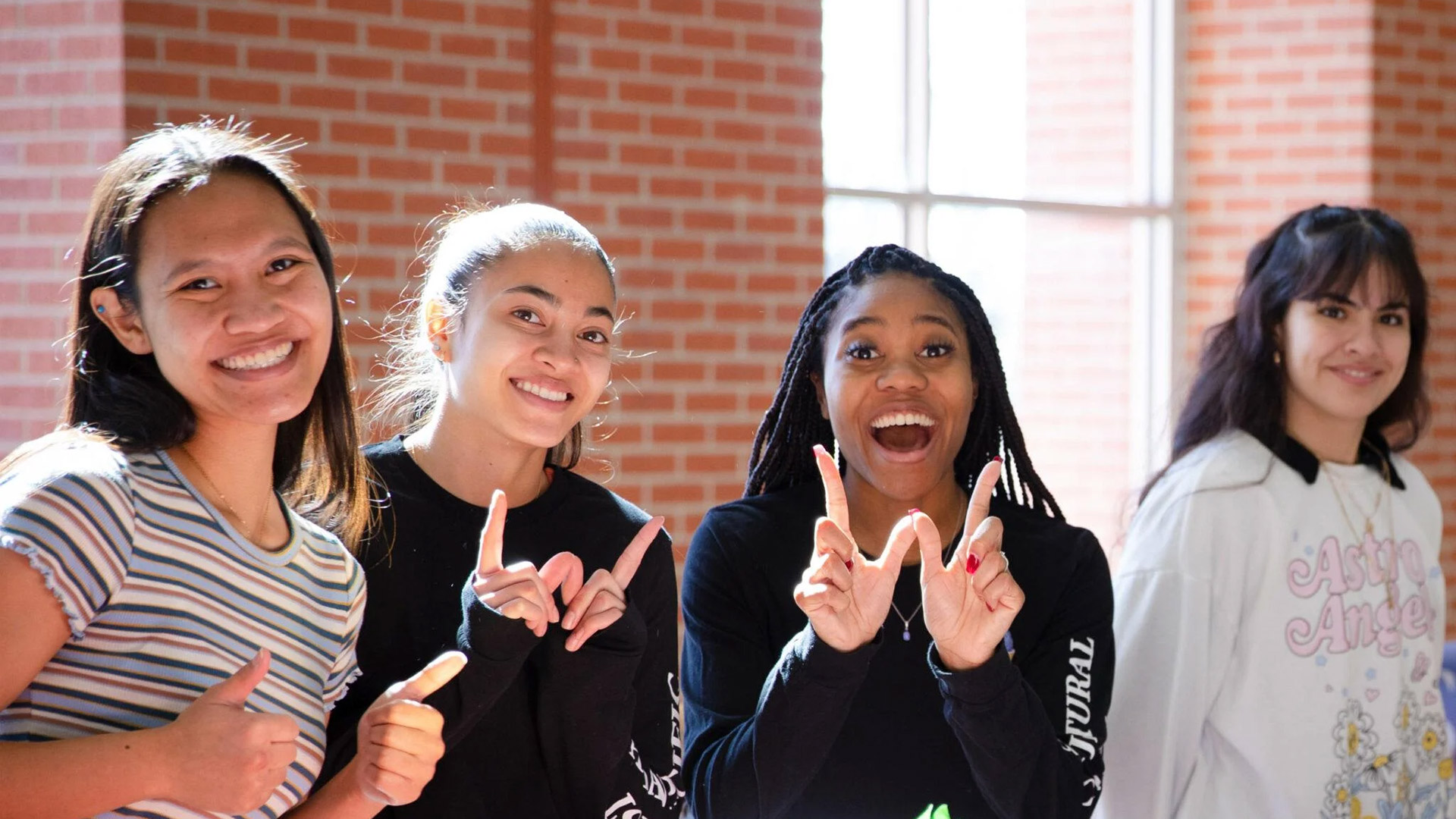 four female students