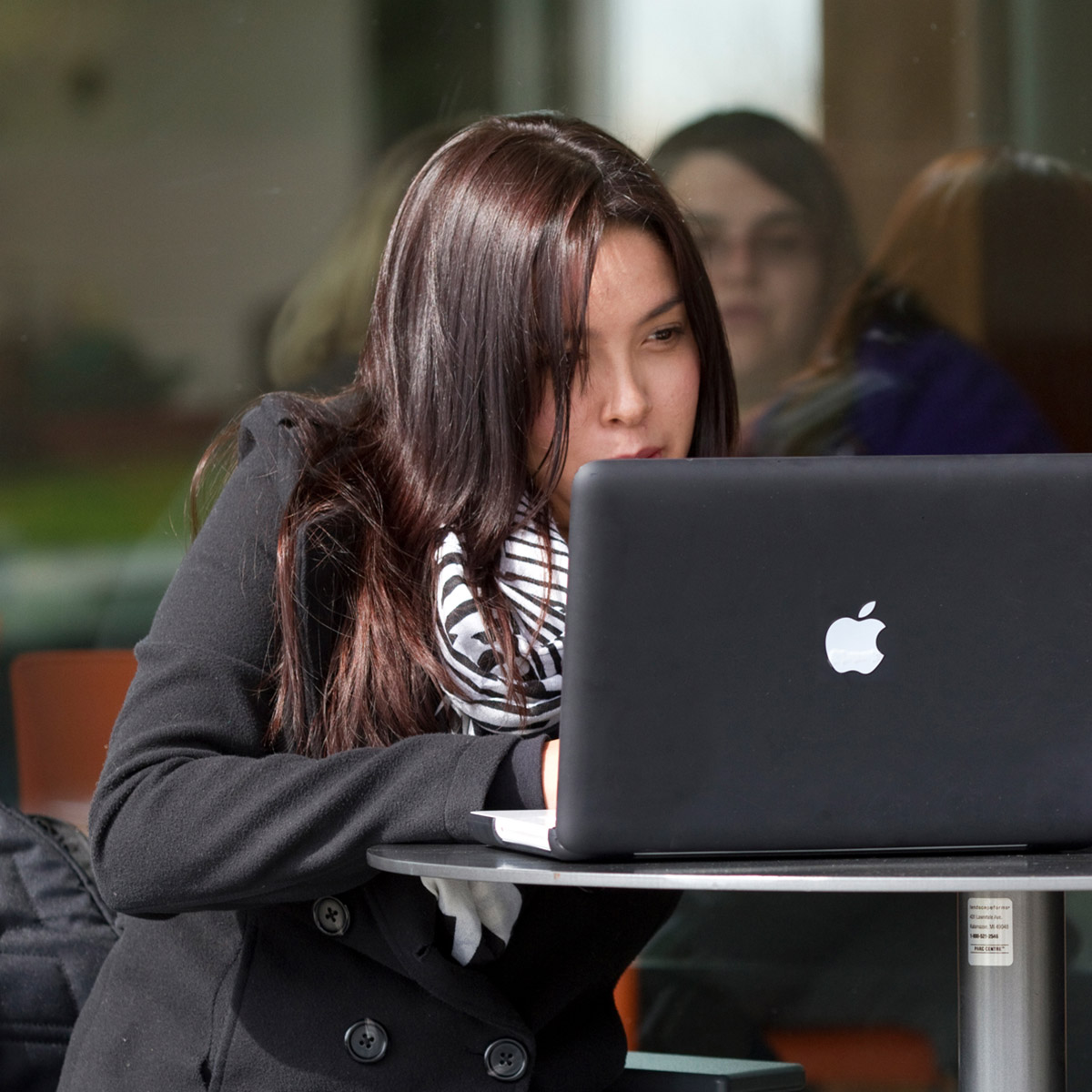 student with laptop