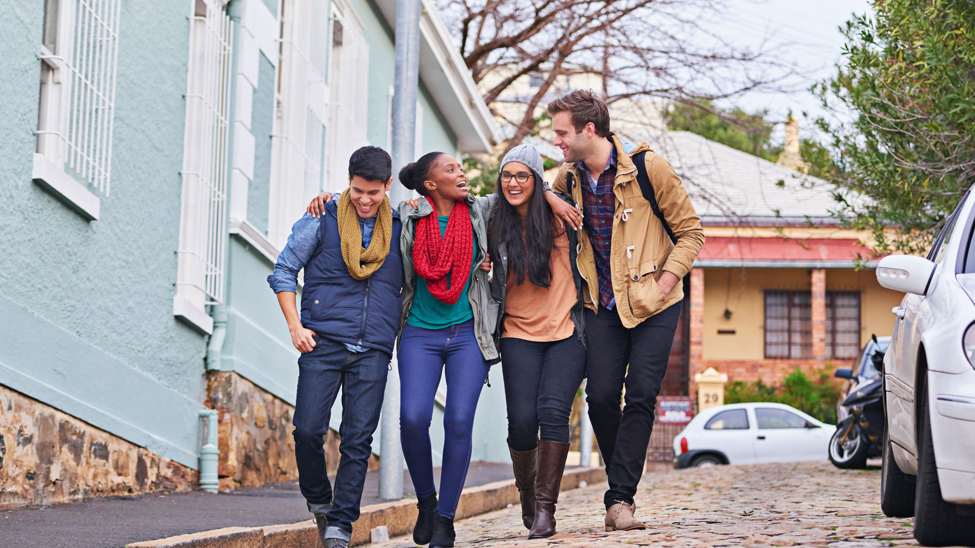 students traveling