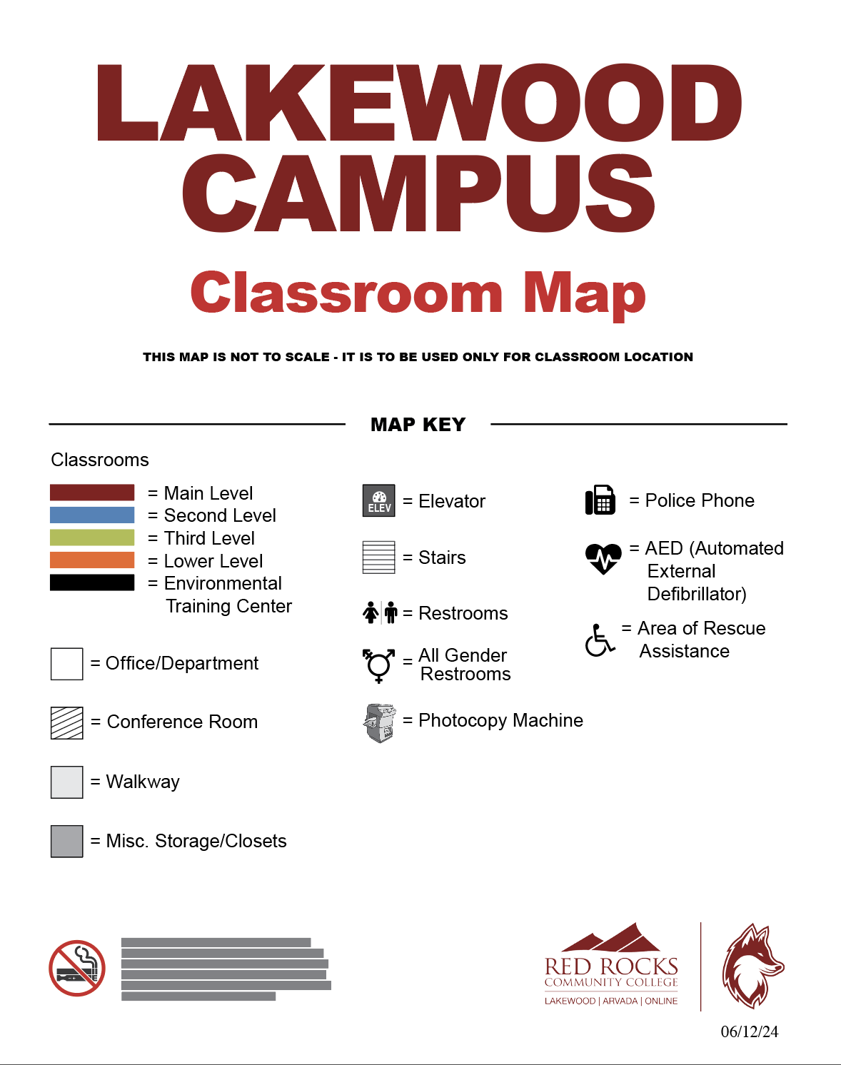 Lakewood campus map cover