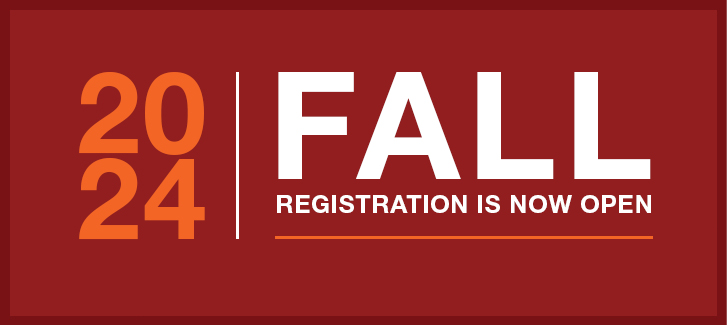 Fall registration is now open.