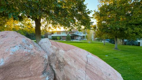 Lakewood Campus large rocks outside